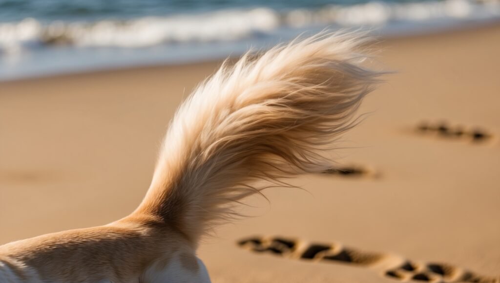 Labrador retriever tail