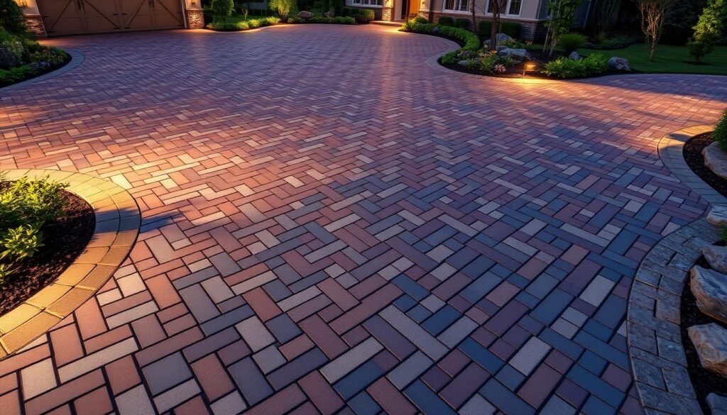 Innovative driveway paver designs