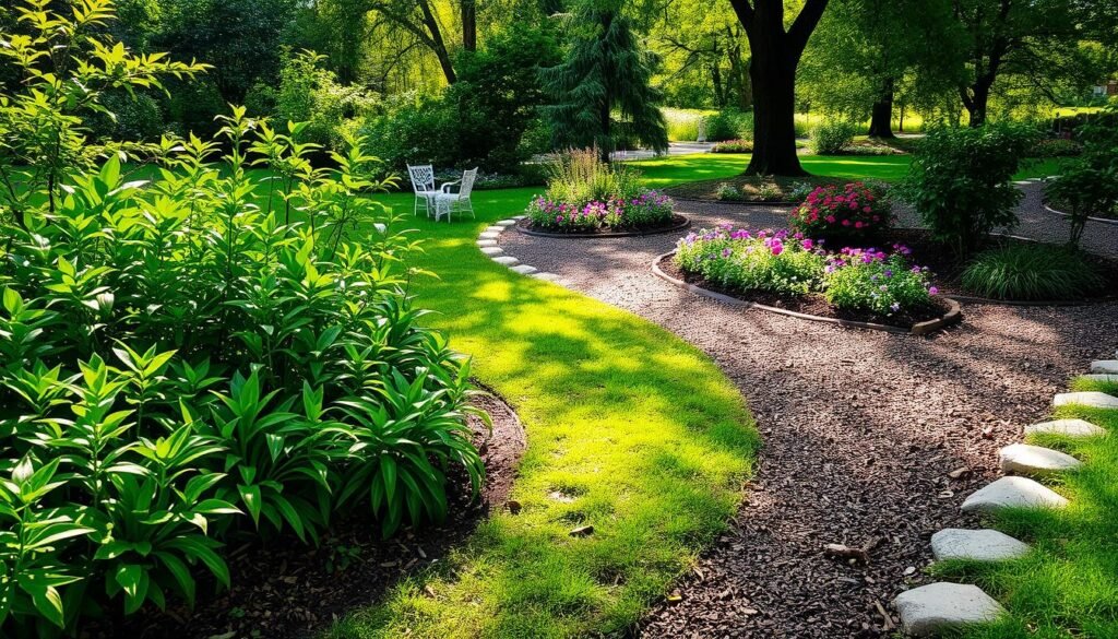 mulch pathways