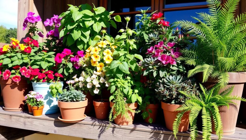 suitable plants for pots