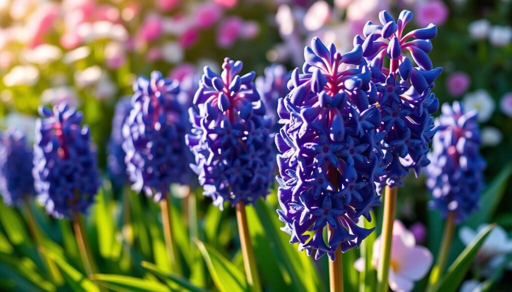 grape hyacinth blooms